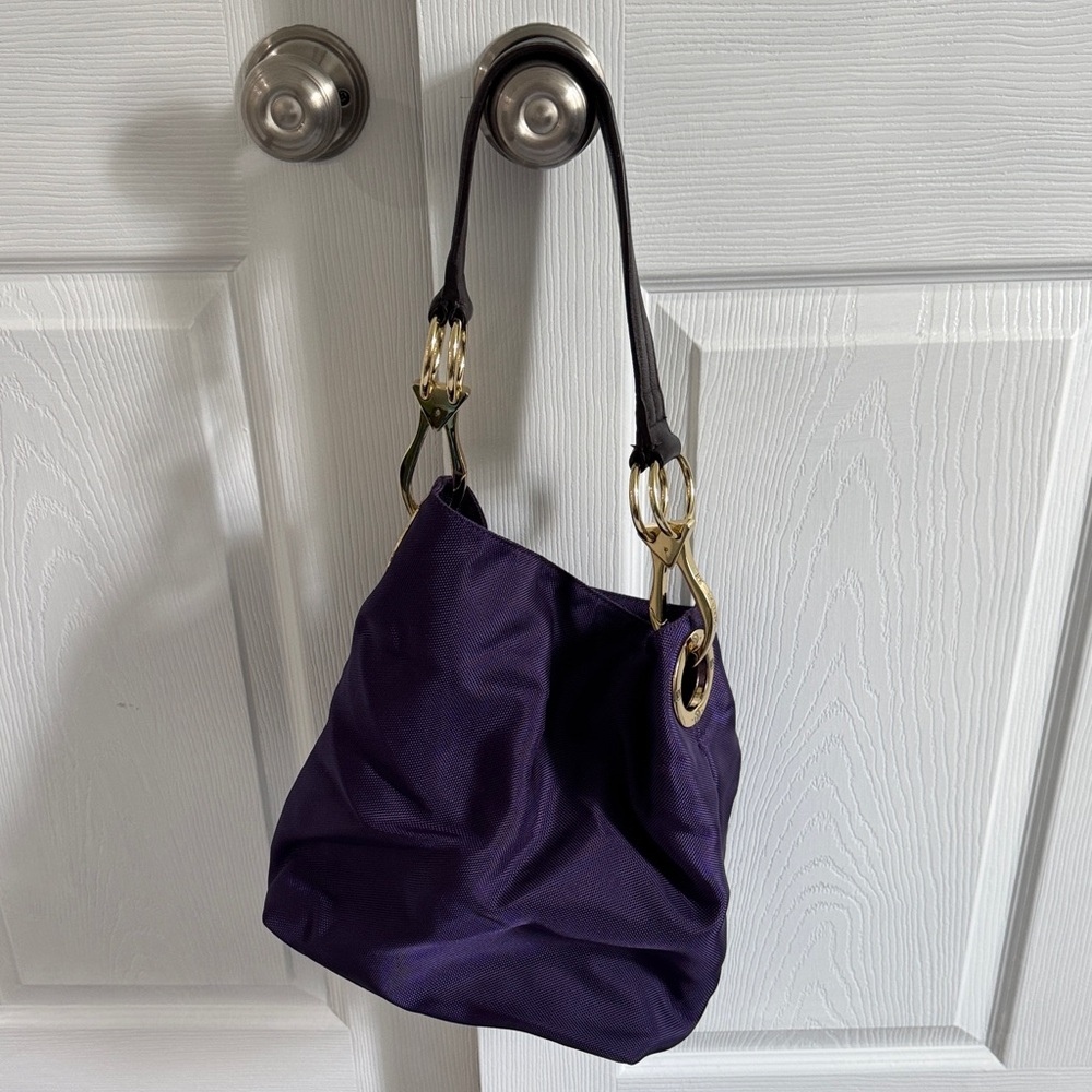 Elegant Purple Hobo Bag